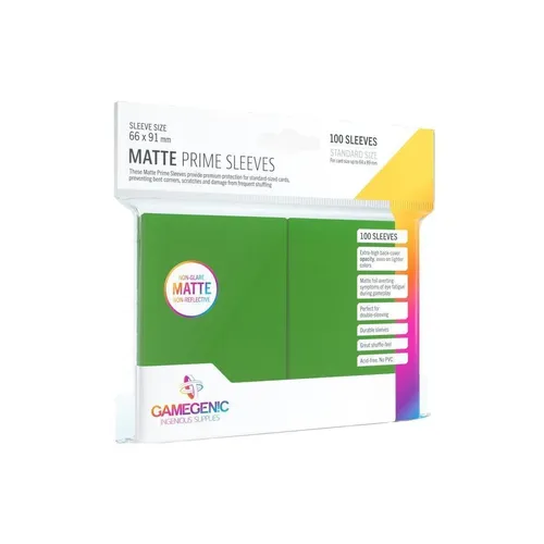 GGS10031 - Matte Prime Hüllen, grün (100 Hüllen)