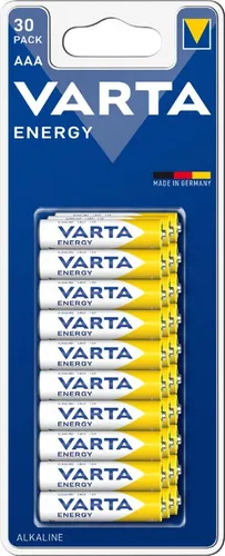 VARTA Alkaline Batterie Energy, Micro (AAA/LR3), 8er 8