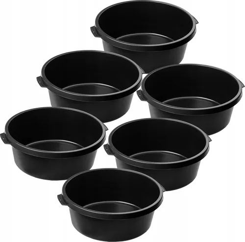 KADAX Mörtelwanne, Baueimer, Mörtelkübel mit Griffen, Mörteleimer aus Kunststoff