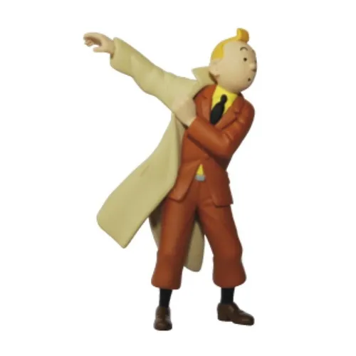Sammelfigur Tim und Struppi mit Trench 8,5 cm (42473)