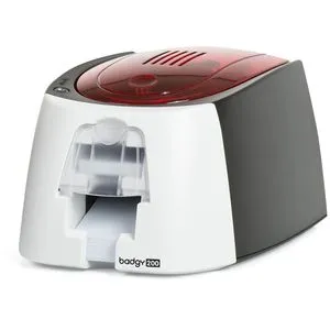 Evolis Badgy200 Kartendrucker - Plastikkartendrucker mit hoher Geschwindigkeit von bis zu 325 Karten pro Stunde, ideal für die Erstellung von professionellen Badges und Ausweisen.