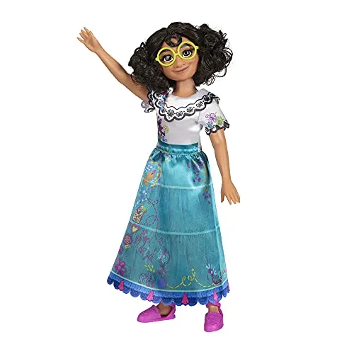 Jakks Pacific Disney Encanto Mirabel Madrigal Puppe - ca. 28 cm groß, mit buntem Kleid und magischen Accessoires für kreative Spielstunden