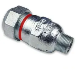 GEBO Temperguss-Klemmverbinder für Siederohr, AG (Ausführung: 20 - 1/2''AG)