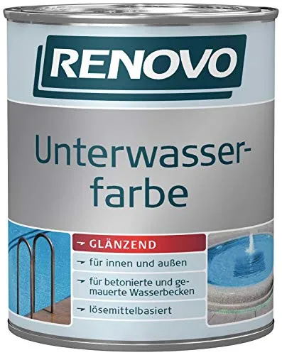 2,5 Liter lidoblau Schwimmbadfarbe für Unterwasseranwendung - Schwimmbadfarben, langlebige und UV-beständige Farbe für strahlend blauen Pool, ideal für eine ansprechende Optik und Schutz des Beckens.