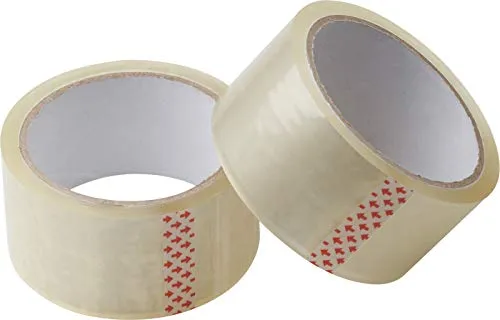 Meister Klebeband 45 m x 48 mm – 2er Set – transparent | Für Päckchen, Umzugs-Kartons und Verpackung – Gute und hohe Klebkraft – Paketband – Packband – Paketklebeband – 2er Set