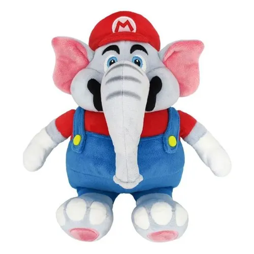 Super Mario Bros Wonder: Elephant Mario Teddybär & Kuscheltier - Offizielles Nintendo Kuscheltier, 27cm groß, farbenfroh und detailreich, perfekt für Mario-Fans und Sammler jeden Alters!