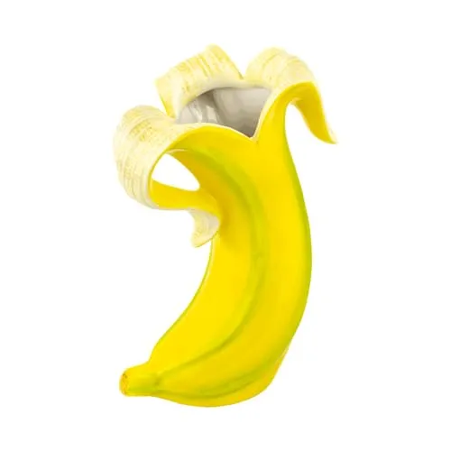 Donkey Products Banana Romance Vase in gelb von DONKEY
