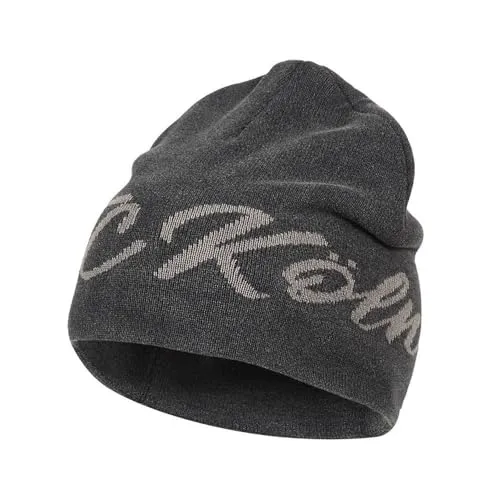 1.FC Köln Beanie Washed - Stylische Mütze für Fans - Hüte, Kappen & Mützen für Baseball-Fans, aus 100% Baumwolle für optimalen Tragekomfort und mit eingewebtem 1. FC Köln Schriftzug.