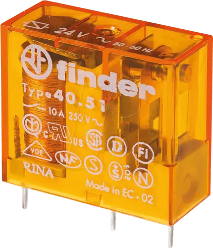 FIN 40.51.8 230V - Printrelais, 1 CO, 10 A, 230 V AC