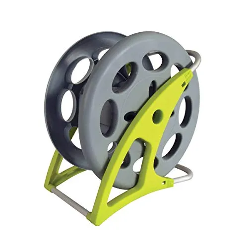 Praktische Schlauchtrommel für Poolschlauch - Druckluftzubehör – Schlauchtrommel für Poolschlauch, geeignet für Schläuche bis 15 m, mit Tragegriff für einfachen Transport und schnelles Verstauen.