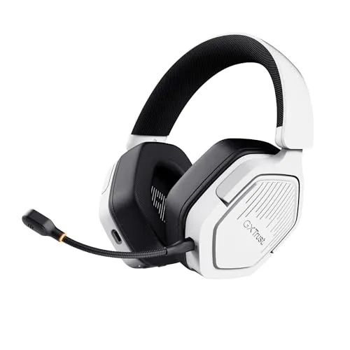 Trust GXT 1493W Ravox Gaming Headset - Gaming-Headset für PS4 und mehr, mit 70 Stunden Akkulaufzeit und klarem Mikrofon für verzögerungsfreies Spielen und ultimativen Komfort.