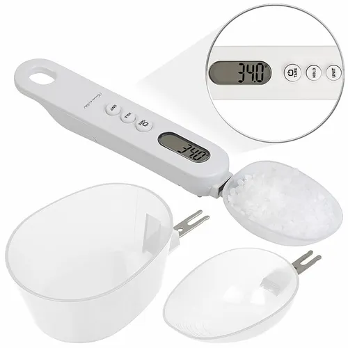 Rosenstein & Söhne Löffelwaage: Digitale Löffel-Waage mit LCD-Display