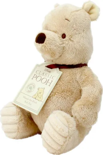 Disney Pooh & Friends Classic Winnie The Pooh Soft Toy - Stofftier aus hochwertigem Plüsch, liebevoll gestickt und ideal für Babys ab Geburt, perfekt zum Kuscheln und Spielen.