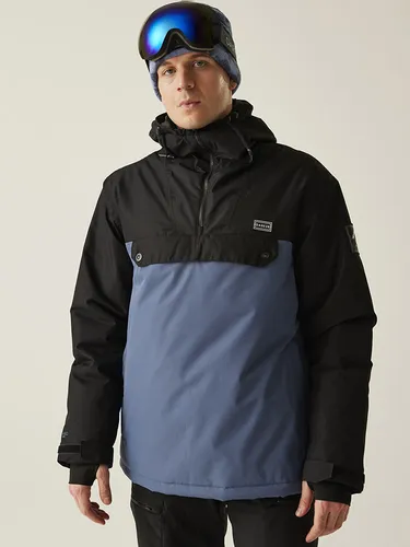 Dare 2b Freeride II Ski- und Snowboardjacke in Blau - XL - Wasserdichte und atmungsaktive Jacke mit recyceltem Polyester. Ideal für aktive Tage im Schnee, mit verstellbarer Kapuze und verschweißten Nähten für optimalen Schutz.