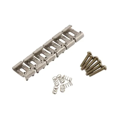 Fender Road Worn Strat Bridge Saddles Kit - Hochwertige Saitenreiter - Gitarren- & Bass-Zubehör, originale Fender Teile aus Mexiko für erstklassigen Sound und Spielgefühl