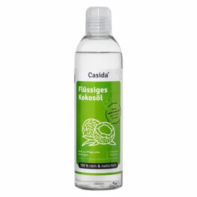 Kokosöl flüssig pur & natürlich 250 ml - Arzneimittel – 100% reines Kokosöl, vielseitig einsetzbar für Hautpflege und Kochen, reich an gesunden Fettsäuren.