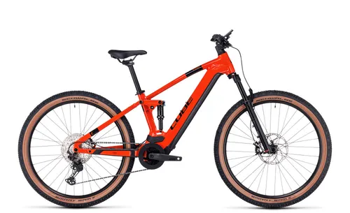 Cube Stereo Hybrid 120 Race E-Bike, 750Wh, sparkorange'n'black, Gr. S