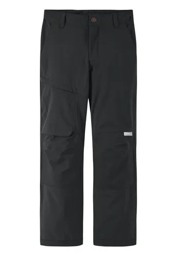 Reima Sampu schwarze Kinderhose (128 cm) - Wasserdichte und atmungsaktive Kinderhose von Reima mit über 10.000 mm Wassersäule. Ideal für aktive Kinder, die auch bei Regen draußen spielen möchten. Strapazierfähig und winddicht für optimalen Komfort.