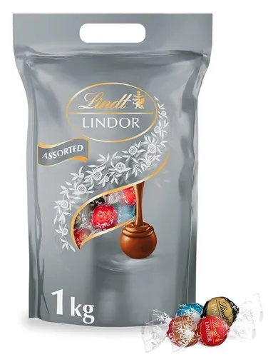 Lindt Lindor XXL Beutel Mischung Silber
