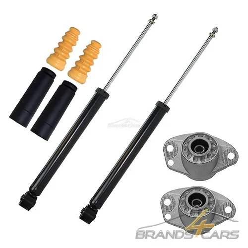 ATEC 2x STOSSDÄMPFER GAS HI+DOMLAGER+PROTECTION-KIT FÜR AUDI A3 VW BORA GOLF 4