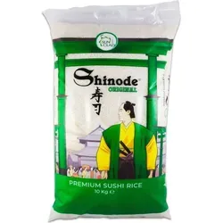 SUN CLAD Japanische Shinode Reis 10 KG - Hochwertiger Reis, ideal für Sushi und asiatische Gerichte, bietet eine perfekte Konsistenz und Robustheit.