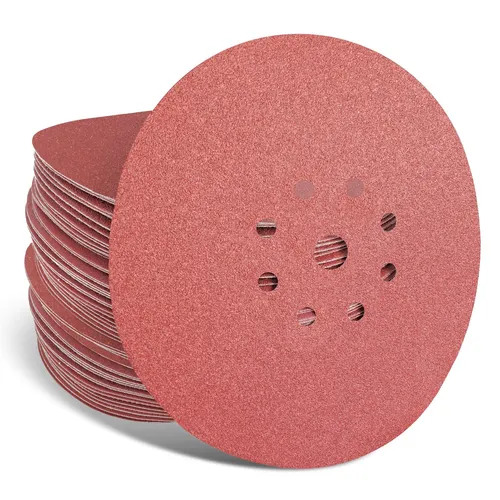 S&R Schleifpapier Set 225 mm, P 150, 9 Löcher, 10St.
