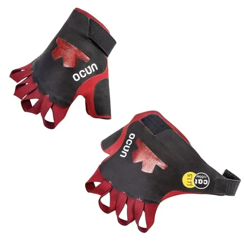 Ocun Crack Gloves Pro Rot in rot von Ocun
