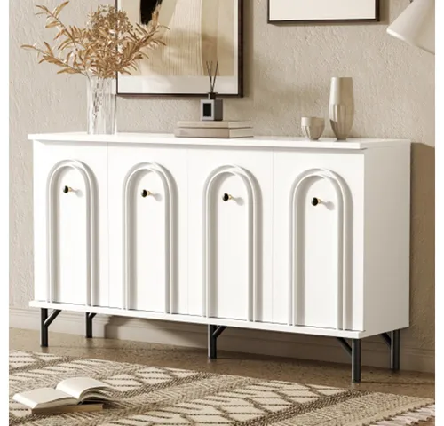 4-türiges Sideboard mit elegantem Design und Soft-Close