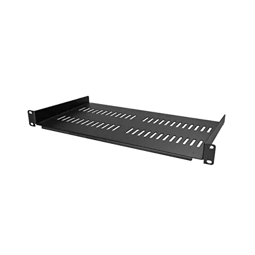 StarTech.com Belüfteter Server Rack Fachboden 1 HE - Optimaler Luftstrom für Ihre Geräte - Computer- & Server-Racks - Robuster 1U Fachboden aus Stahl, 25 cm tief, sorgt für optimale Belüftung und einfache Montage in Ihrem Rack.