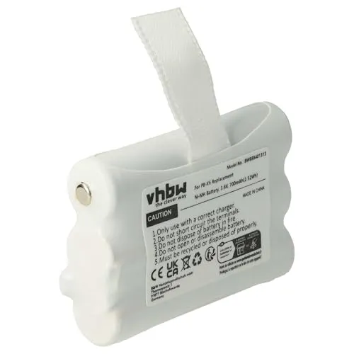 vhbw Akku kompatibel mit Midland XT60, XT50 Funkgerät, Walkie Talkie (700 mAh, 3,6 V, NiMH)
