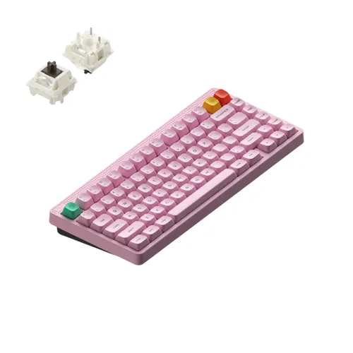 NuPhy Node75 Kabellose Mechanische Tastatur – QWERTY in High Light Pink