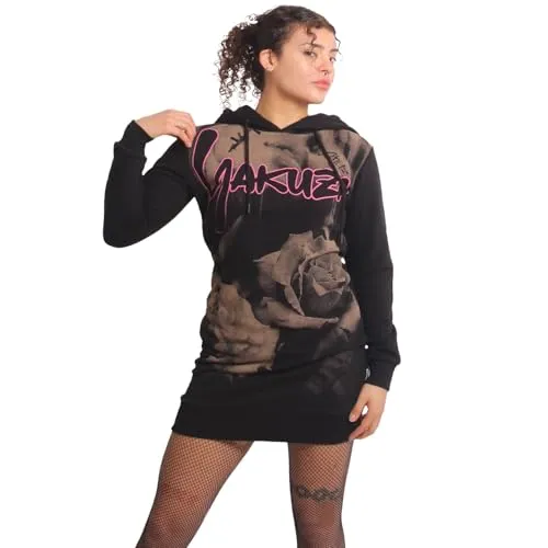 Yakuza Damen Love The End Hoodie Kleid