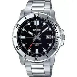 Casio MTP-VD01D-1EV - Herrenarmbanduhr mit Quarz Miyota, Edelstahlgehäuse, datumsanzeige und 50m wasserdicht, inklusive offizieller Box