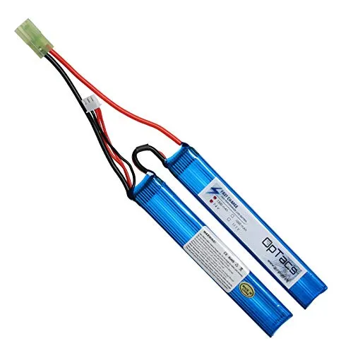 OpTacs LIPO 1300mAh 7.4V 25C 2 Ways Split Micro Tamiya von OpTacs