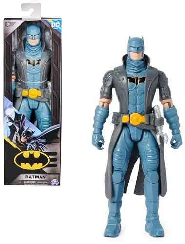 Batman S7-Actionfigur, 30 cm groß, voll beweglich für spannende Abenteuer und actionreiche Stunts, Spielzeug für Kinder ab 4 Jahren, original Comic-Design