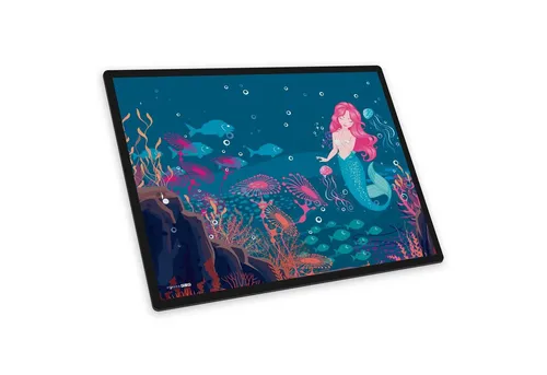 itenga Schreibtischunterlage itenga Schreibunterlage Motiv Meerjungfrau