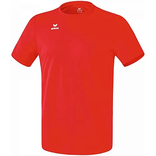 Erima Unisex Kinder Funktions Teamsport T-Shirt (208652), rot, 128