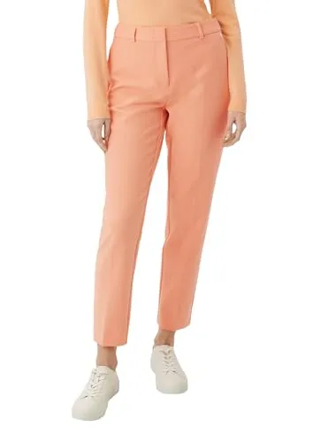 comma 7/8-Hose Regular mit Bügelfalten in Orange