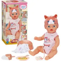 BABY Born Lena 36 cm Babypuppe im Katzen-Strampler von Zapf Creation