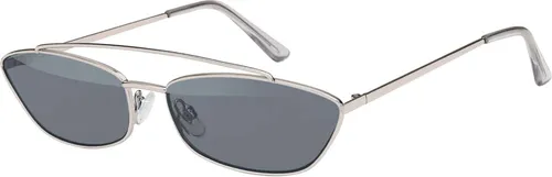 Gil Damen Sonnenbrille Runde Designer 80er Modern Urlaub Sommer Strand 30481 Schwarz