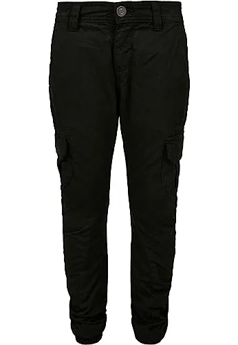 Urban Classics Jungen Hose Boys Cargo Jogging Pants Black 122/128