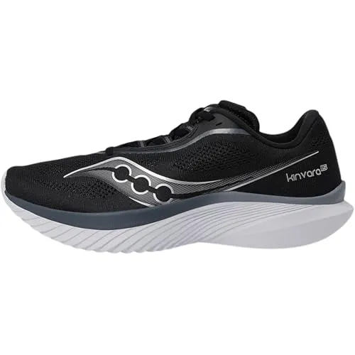 Saucony Men's Kinvara 15 Sneaker, Schwarz/Weiß, 43 EU