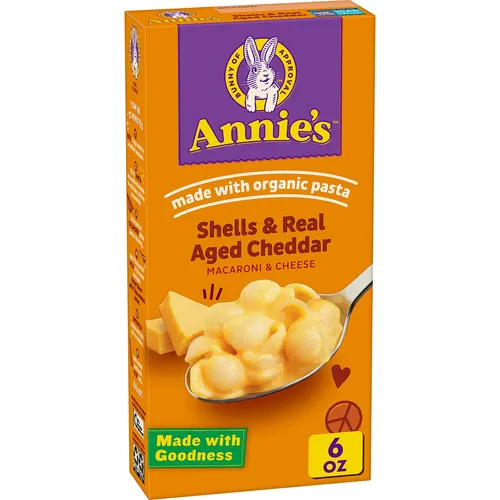 Annie´s Shells & Real Aged Cheddar 170g | USA Amerika Import