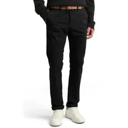 TOM TAILOR Denim Herren Slim Fit Chino Hose mit Gürtel - Schwarz, 31W/34L - Elegante Slim Fit Chinohose mit Gürtel, ideal für Freizeit und festliche Anlässe. Aus Baumwoll-Stoff mit Stretch-Anteil für optimalen Tragekomfort und Bewegungsfreiheit.