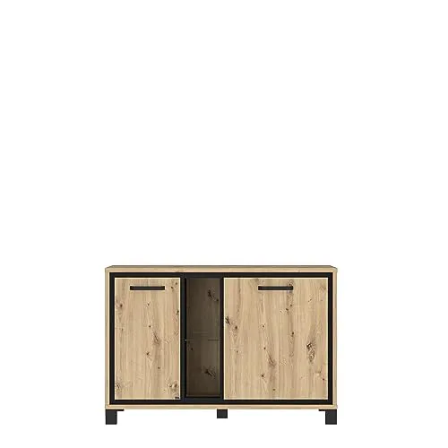 FORTE Trondheim Kommode mit 2 Türen in braun von Forte