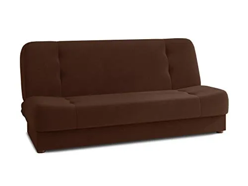 Schlafsofa Sena - Vielseitiges Sofa mit Schlaffunktion - Sofas & Couches mit Schlaffunktion (Schlaffläche: 195x120 cm) und praktischem Bettkasten. Modernes Design mit hochelastischem Schaumstoff für hohen Komfort und stilvolle Holzfüße.