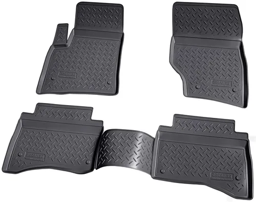 3D Gummi Fussmatten passend für VW Touareg | 7L | BJ 2002 - 2010 | passgenau