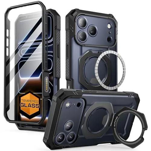 SUPCASE UBGrip Pro Hülle für iPhone 17 Pro Max - Standard Handyhülle mit integriertem HD-Displayschutz und robustem Fallschutz in Militärqualität, ideal für optimalen Schutz und Nutzung mit MagSafe-Zubehör.