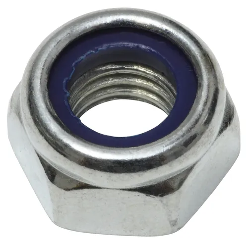 1x Stoppmutter M10, verzinkt, DIN 985, 50 Stück, Karton, 368 10 25
