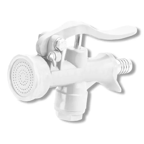 TronicXL Profi Waschbrause 3/4 Zoll - Hochdruckreiniger - Extrem hochwertige Waschbrause aus schlagfestem Kunststoff, ideal für Gastronomie und Lebensmittelproduktion. Hygienische, wassersparende Reinigung mit regulierbarem Durchfluss.